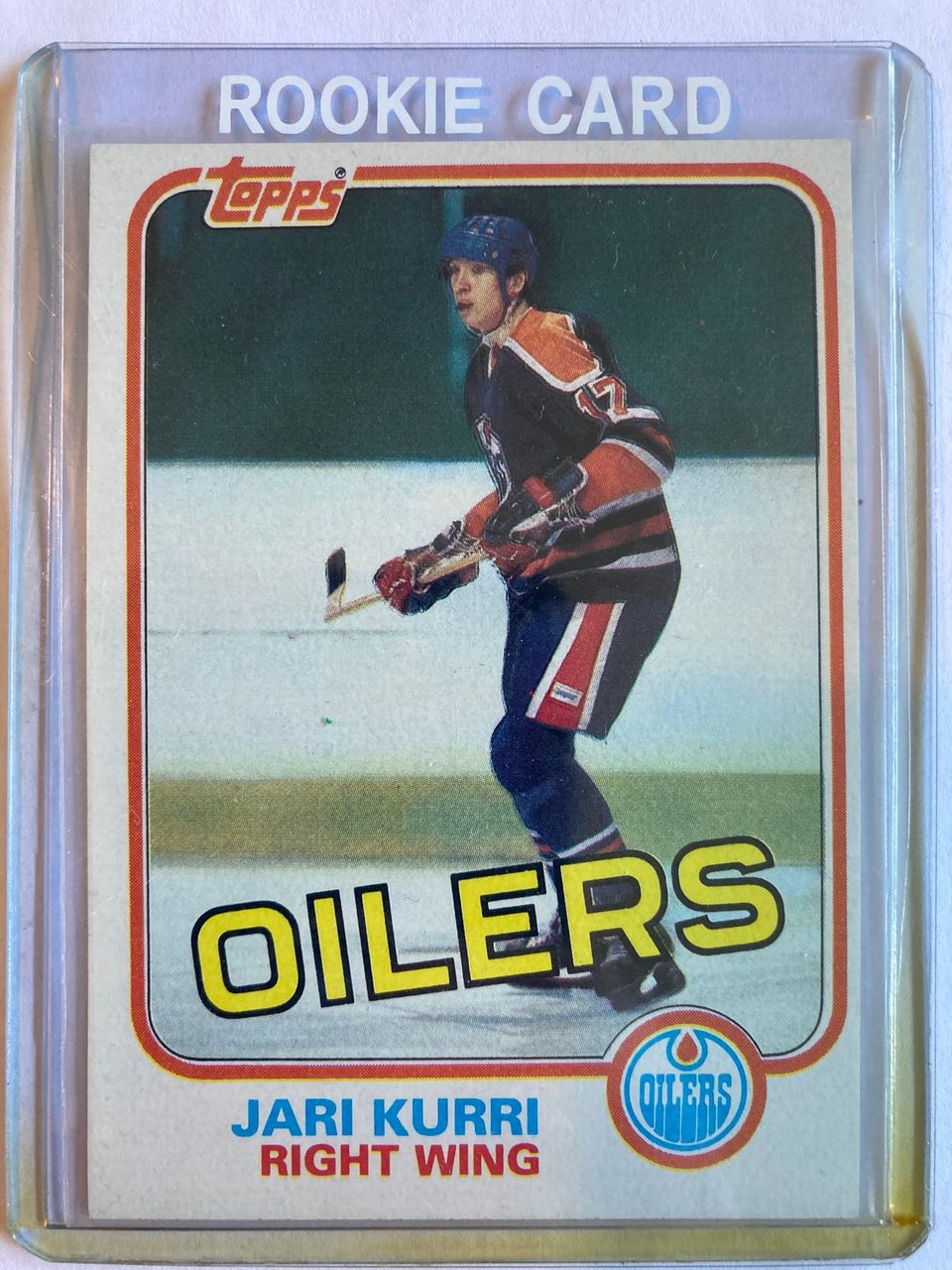 1981 TOPPS HOCKEY #18 JARI KURRI RC