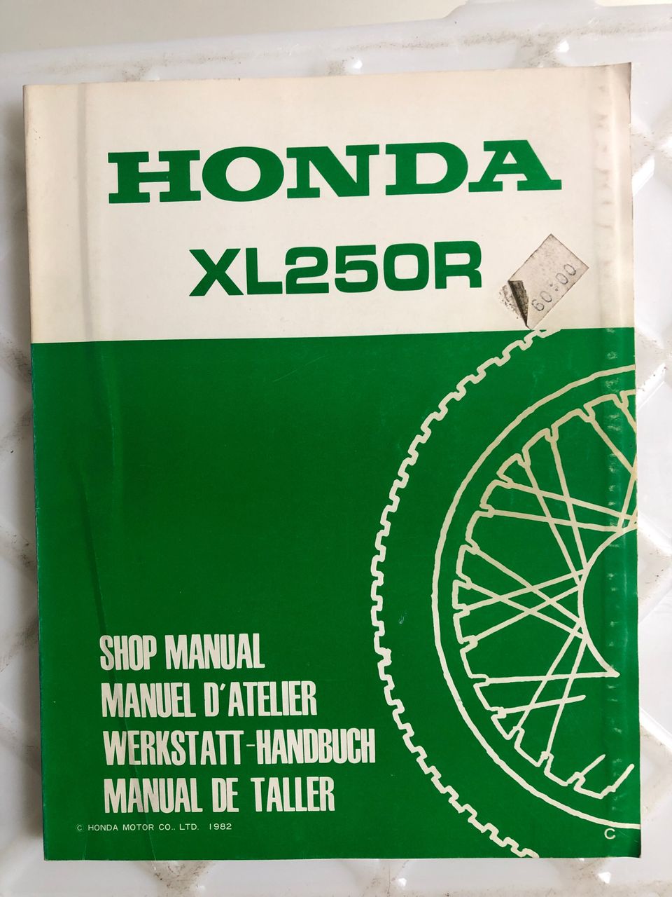 Honda XL250R Korjausopas