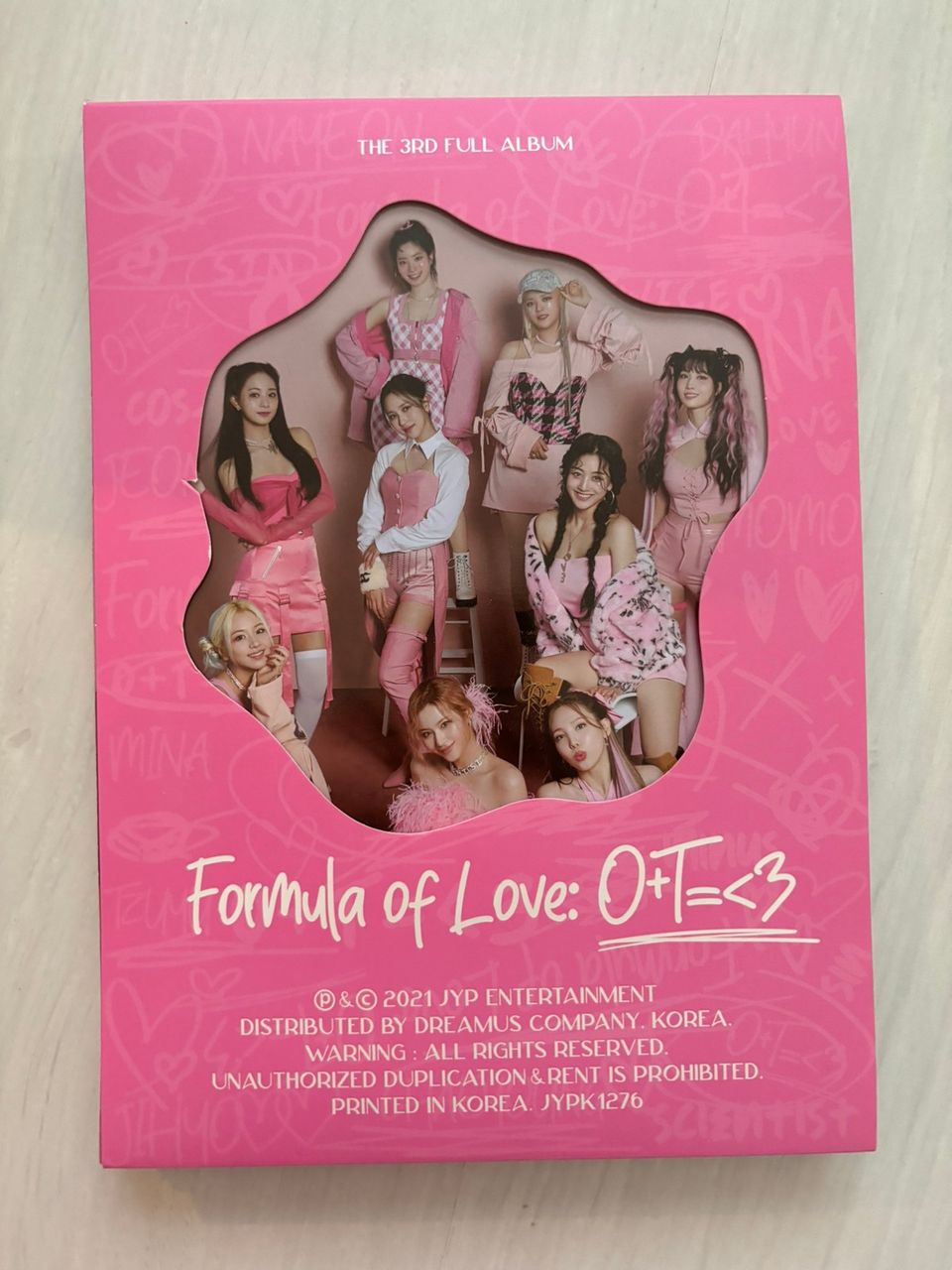 Twice Formula of Love o+t=<3