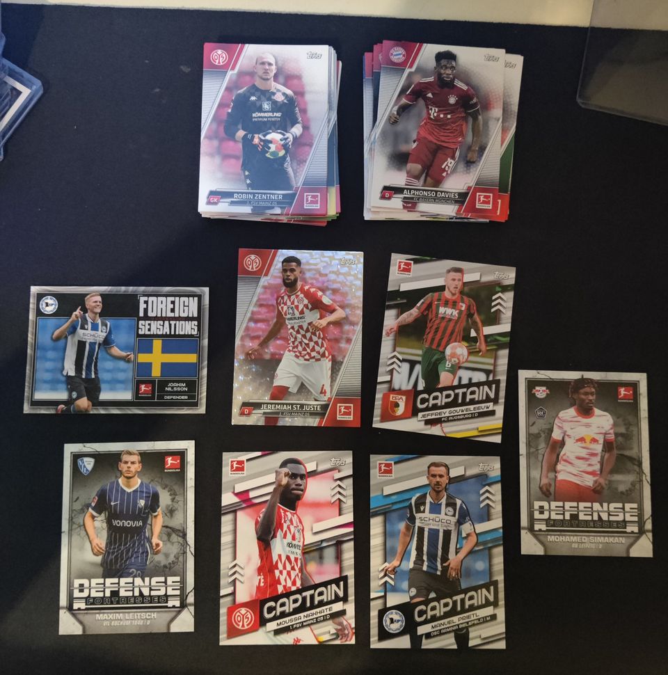 50kpl Topps Bundesliga jalkapallokorttia