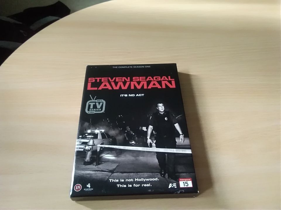 Lawman Amerikan sheriffi kausi 1 Steven Seagal dvd