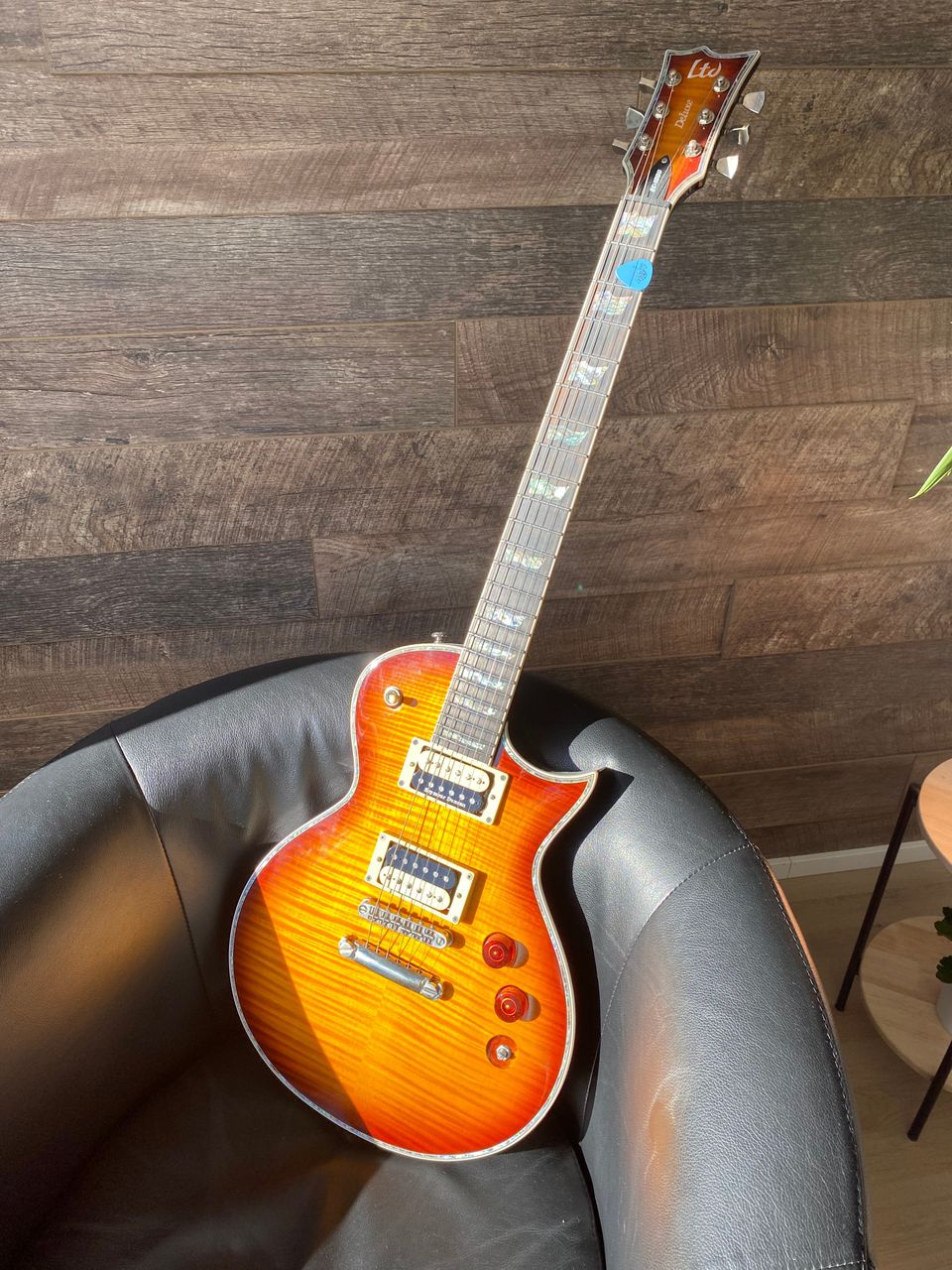 ESP LTD EC-1000FM Amber Sunburst