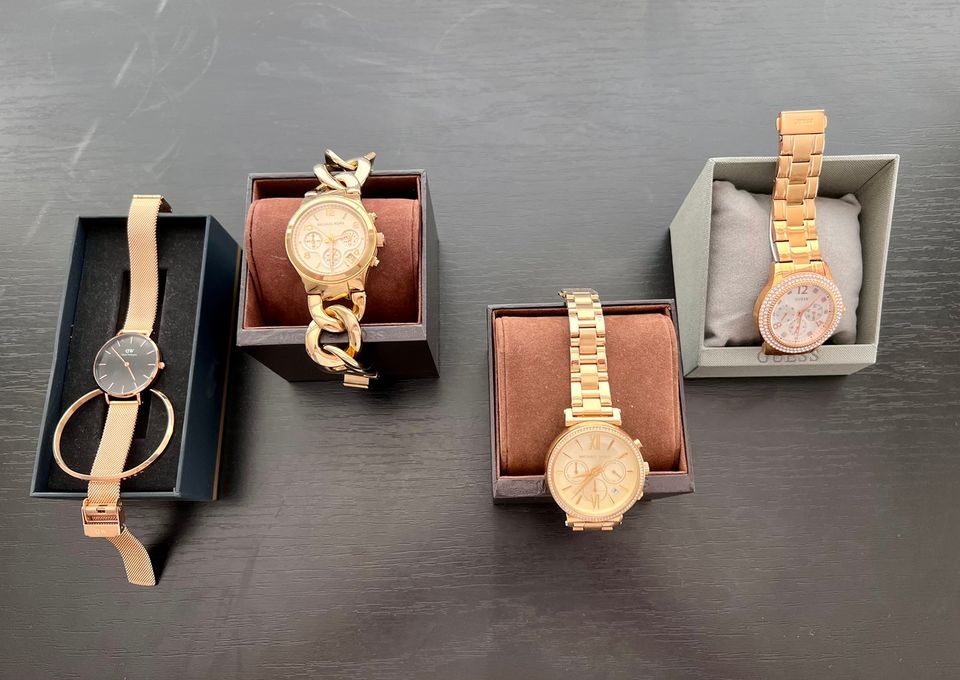 Michael Kors, Guess & Daniel Wellington rannekelloja