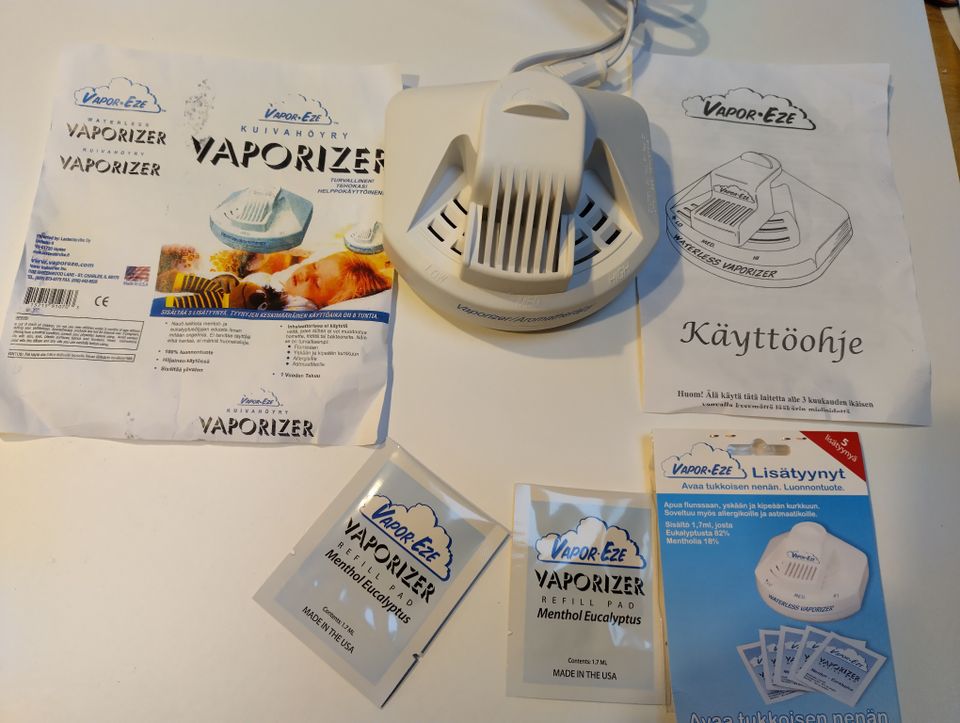 Vaporizer kuivahöyrystin tukkoiseen oloon