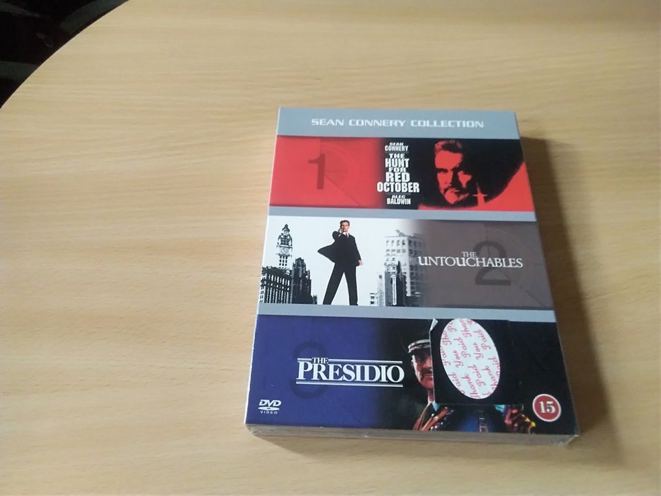 Sean Connery collection dvd box uusi ja muoveissa