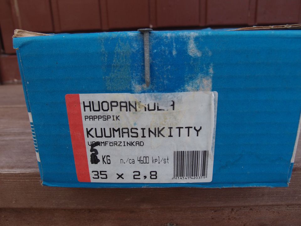 Huopakattonaula kuumasinkitty 35 x 2,8 n. 3 kg