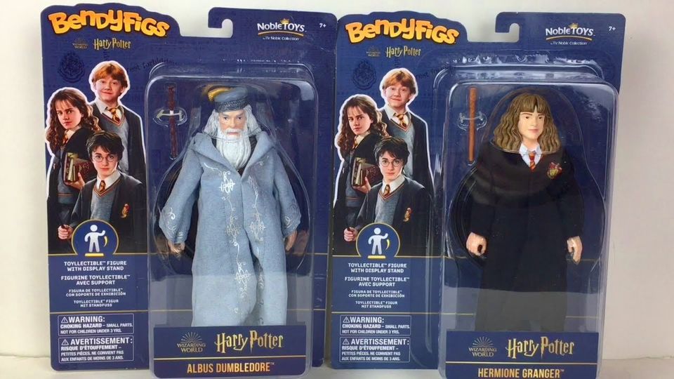 Harry Potter Wizarding world - Dumbledore & Hermione figuurit Bendyfigs