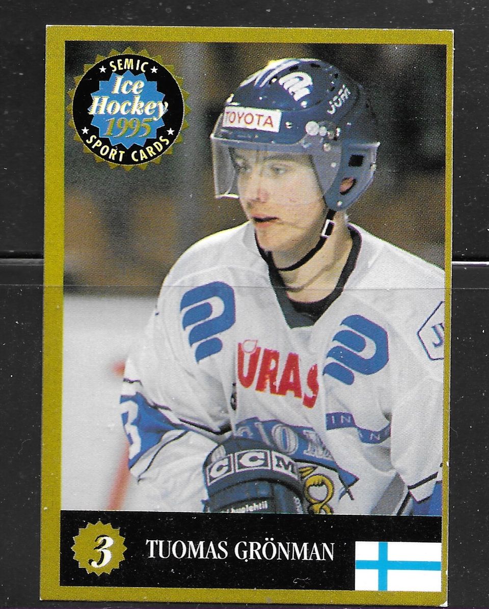 1995 Semic  suomi card 3 Tuomas Grönman.