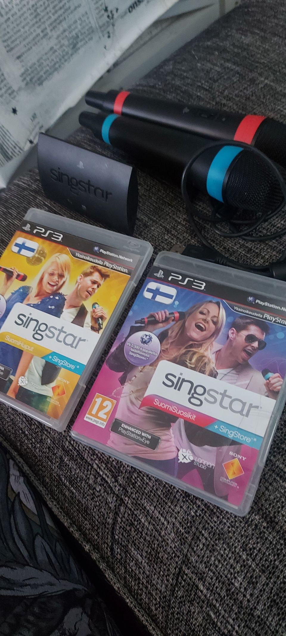 Ps3 Singstar mikit ja 2 levyä