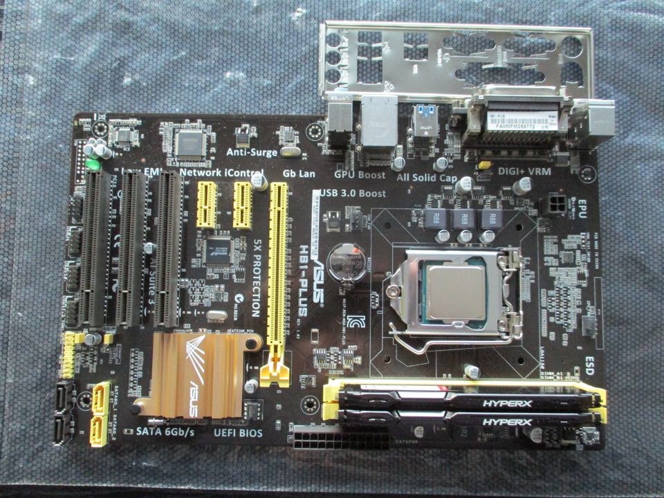 Asus H81-PLUS + i5-4460 + 8GB