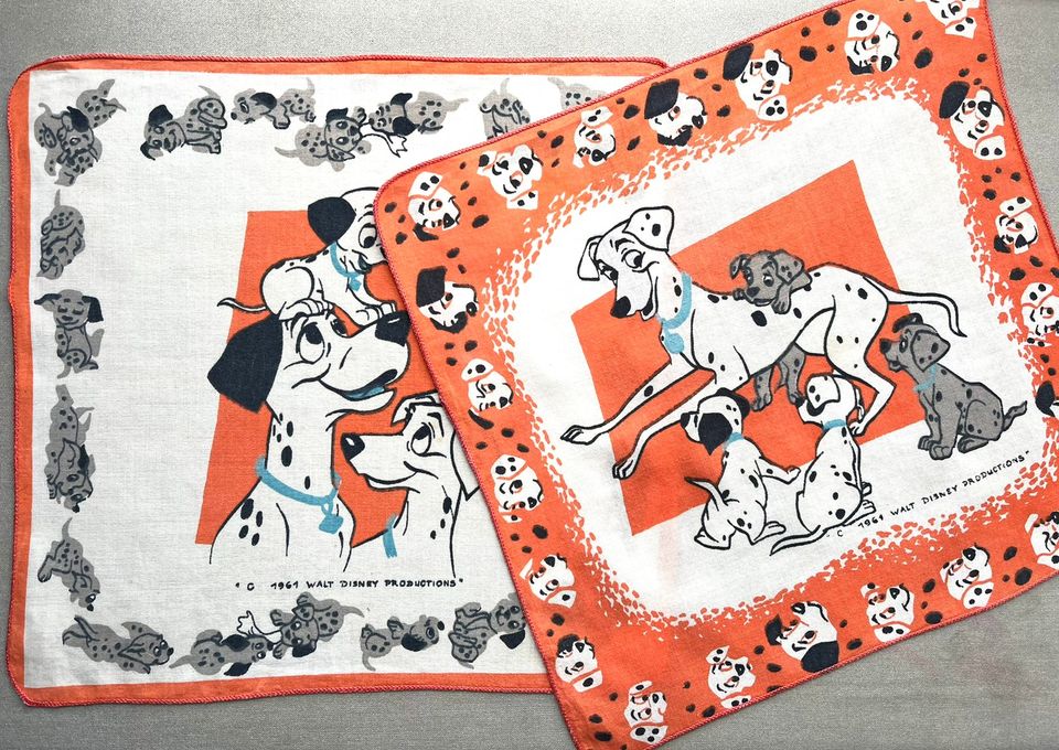 Retro 101 dalmatialaista nenäliinat 1961