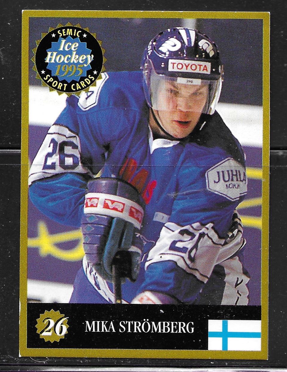 1995 Semic suomi card 26 Mika Strömberg.