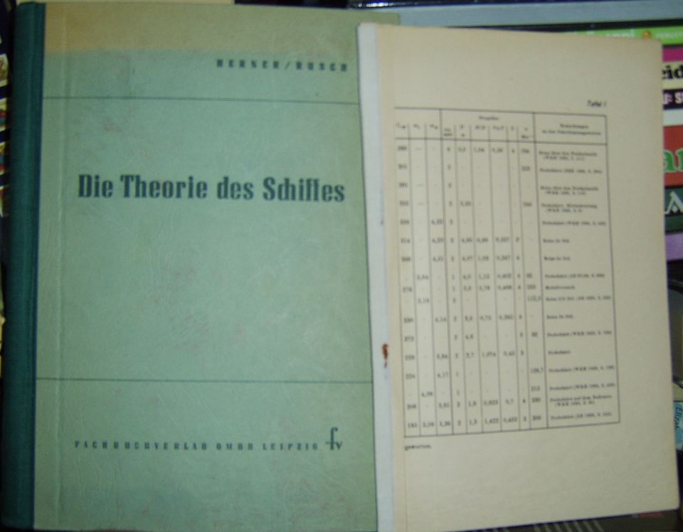 Herner, Heinrich und Karl Rusch : Die Theorie des Schiffes (1952)