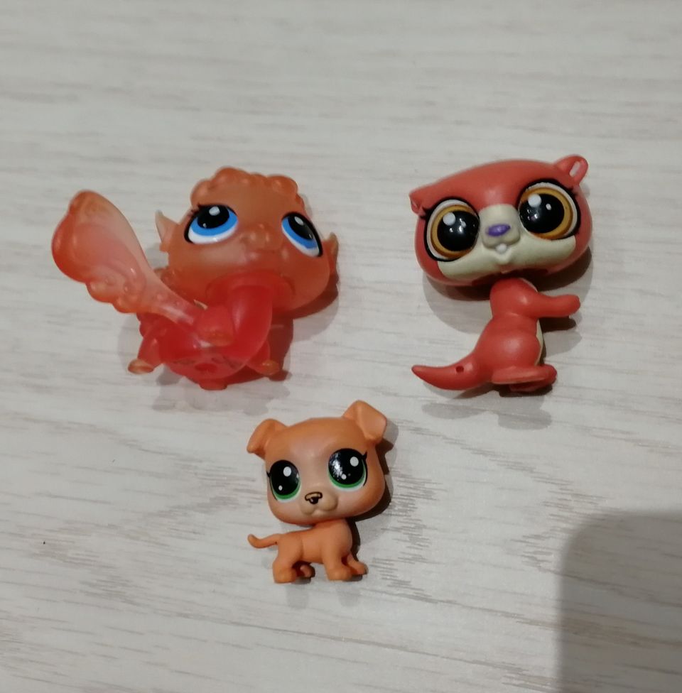 Littlest Pet Shop hahmot 3kpl