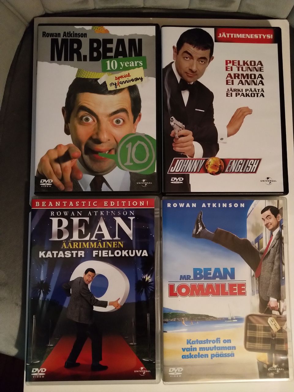 Mr. Bean ja Johnny English DVD:t yhteishintaan