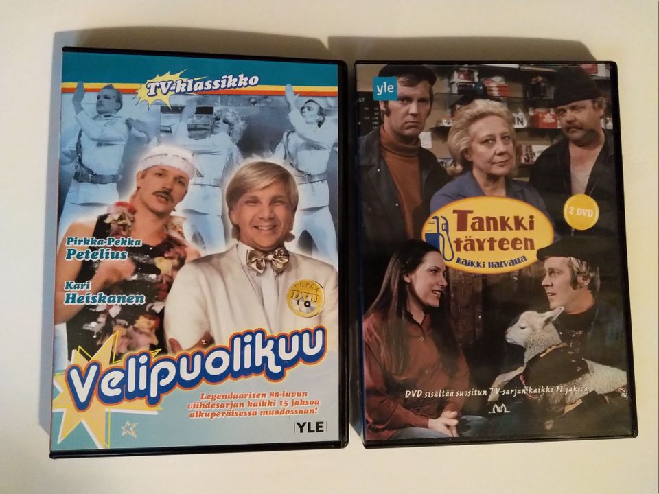 Velipuolikuu ja Tankki täyteen DVD:t yhteishintaan