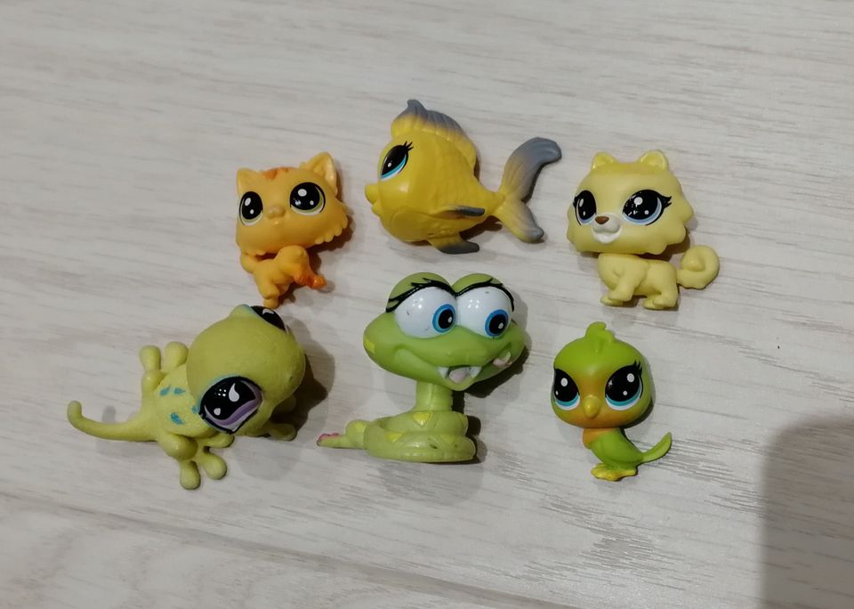 Littlest Pet Shop hahmot 6kpl