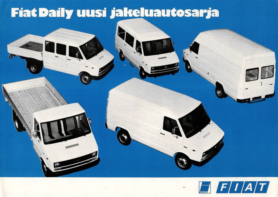 Fiat Henkilö- / Paketti- / Kuorma auto esitteitä vanhempia