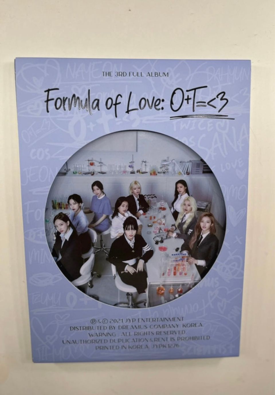 Kpop Twice - Formula of love albumi