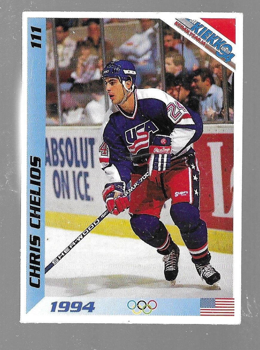 1994 Semic Use card 111 Chris Chelios.