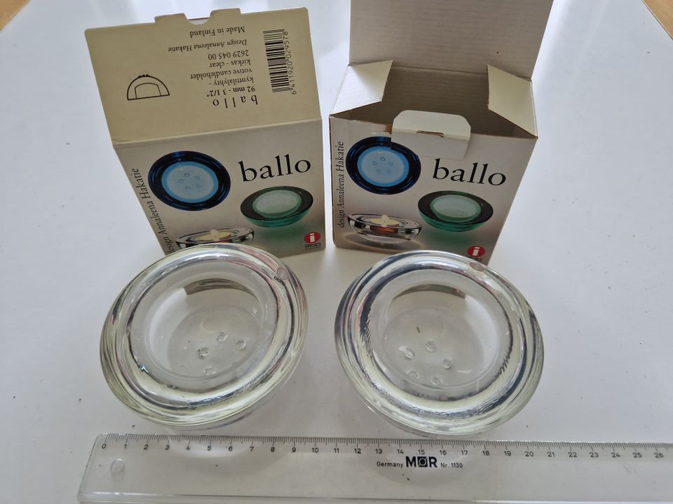 Iittala Ballo kirkas tuikkukupit 2 kpl