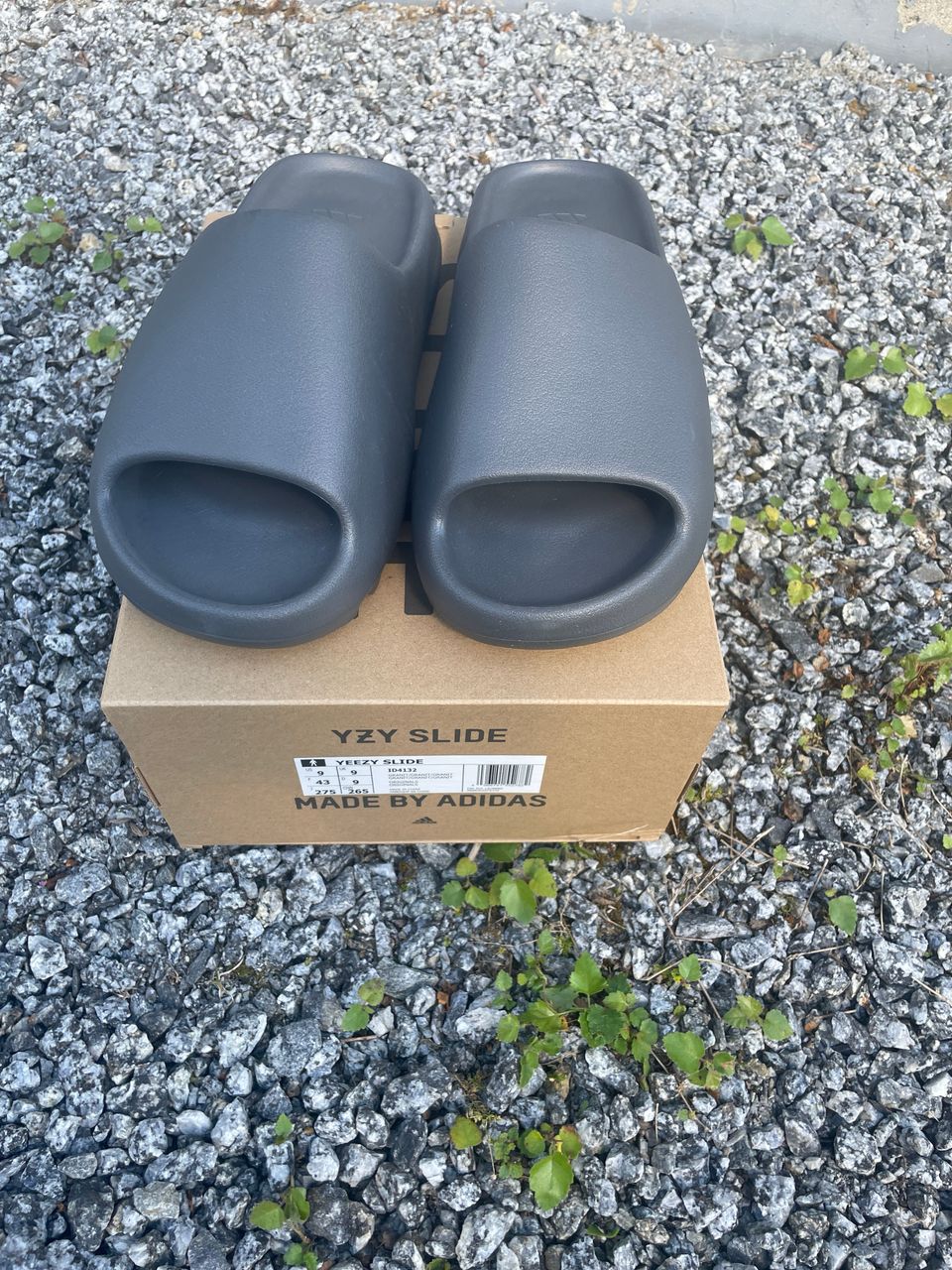 Yeezy slides granite