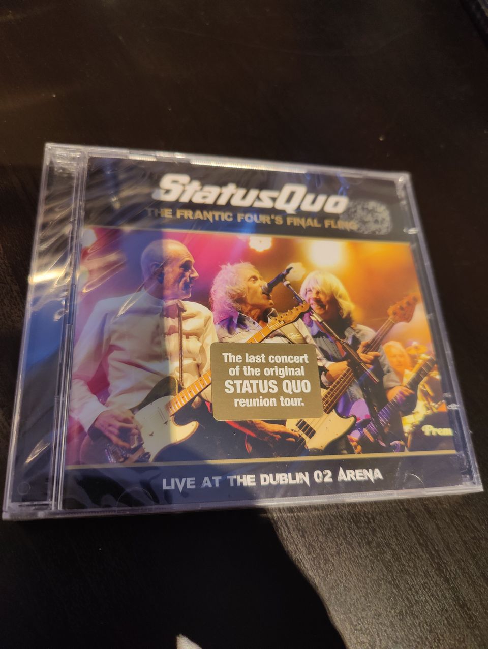 Statusquo Live at The Dublin 02 arena CD new mint!