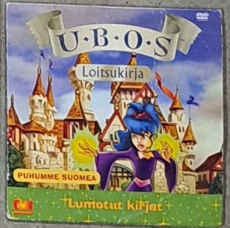 Ubos loitsukirja lumotut kirjat dvd