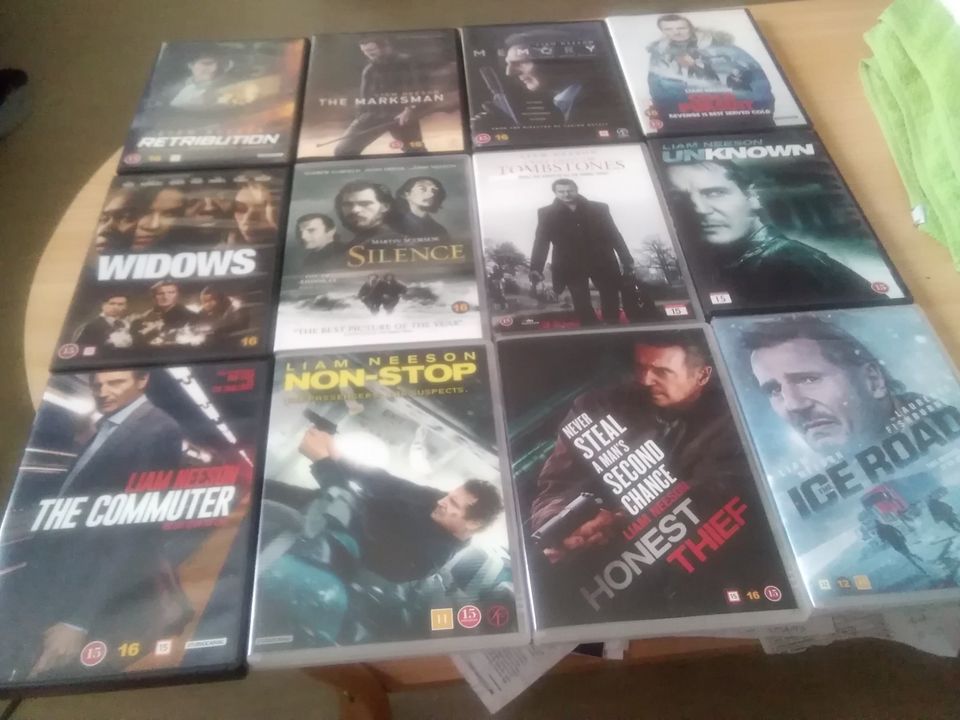 Liam Neeson dvd elokuvia x 49 erilaista