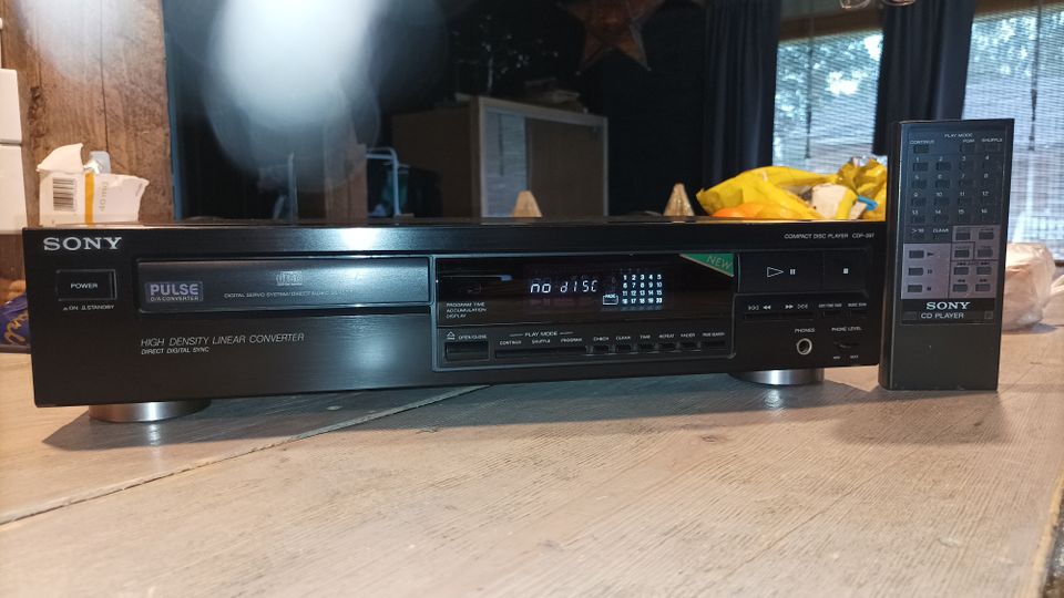 sony CDP-297 +kaukosäädin