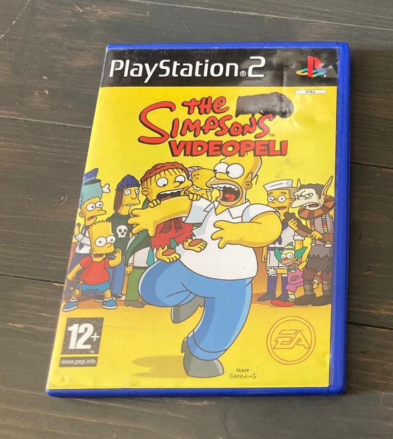 PS2 peli The Simpsons