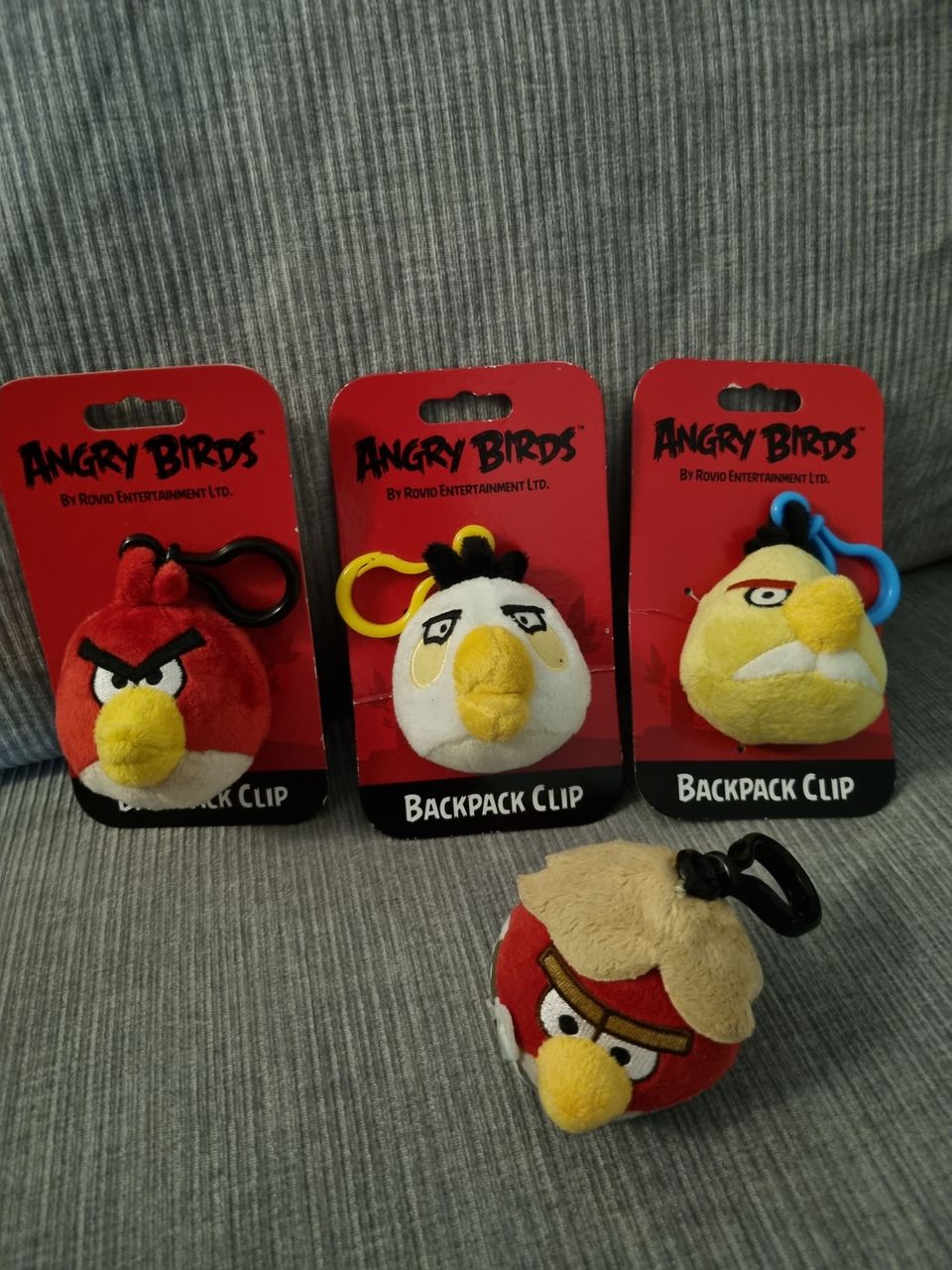 Angry birds pehmo reppuklipsi 4kpl UUSIA