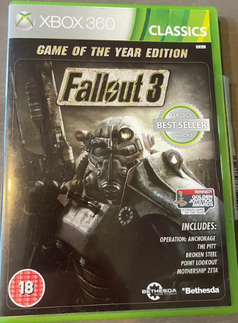 Xbox 360 Fallout 3 Game of The Year Edition peli