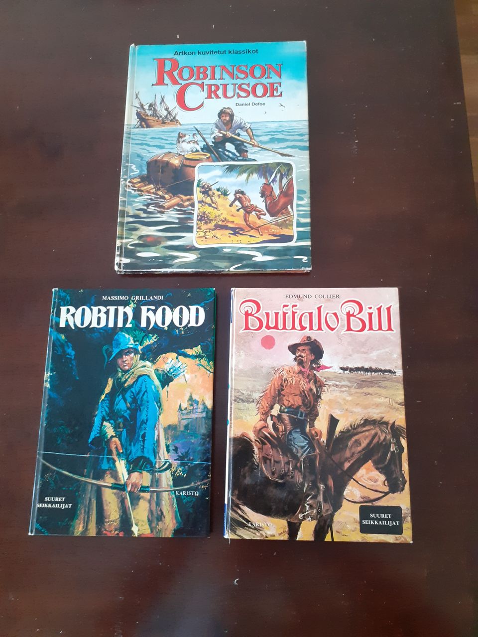 Robinson Crusoe, Robin Hood, Buffalo Bill vuosilta 1975-76