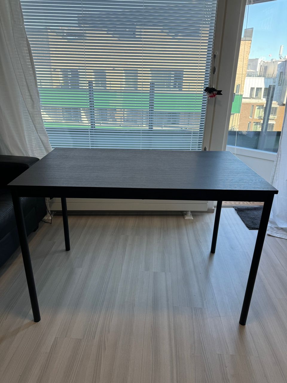 Ikea Sandsberg Table, black, 110 x 67 cm
