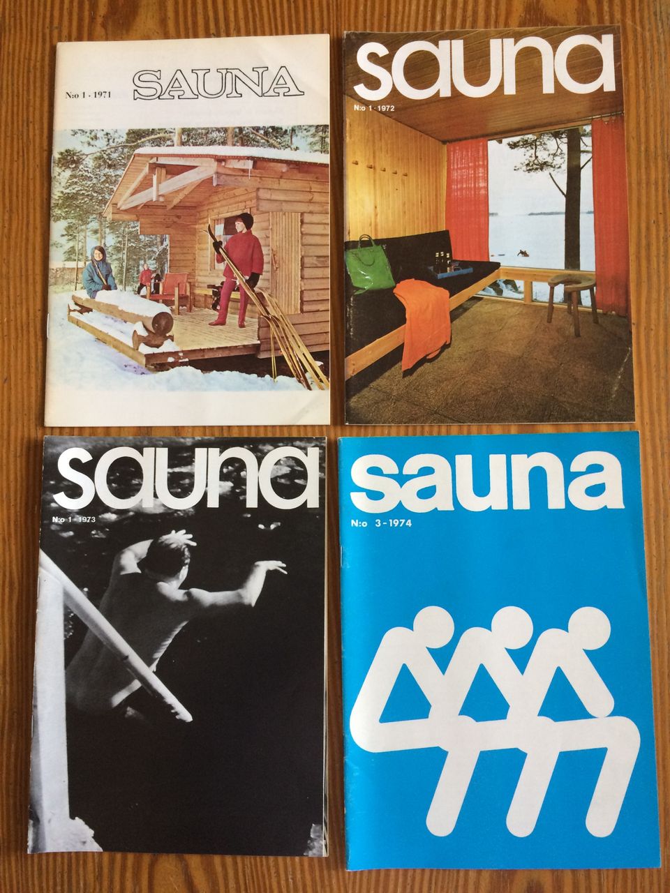 Sauna-lehden numeroita 1970-luku