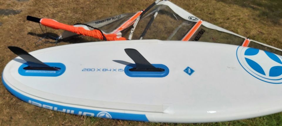 Purjelautapaketti UNIFIBER iWindsurf/Evo Rig 5.0/kuljetuslaukkuineen