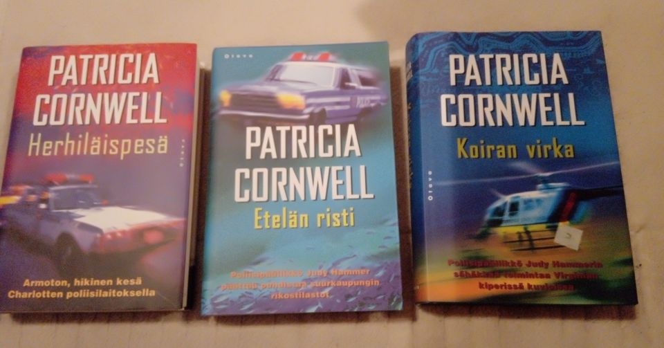 Patricia Cornwellin dekkarit, 3 kpl