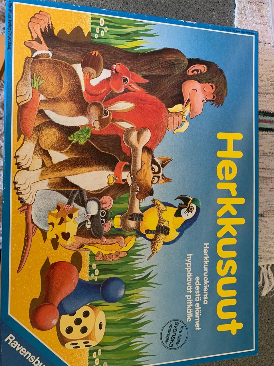 Kaksi lasten peliä. Ohjeet mukana