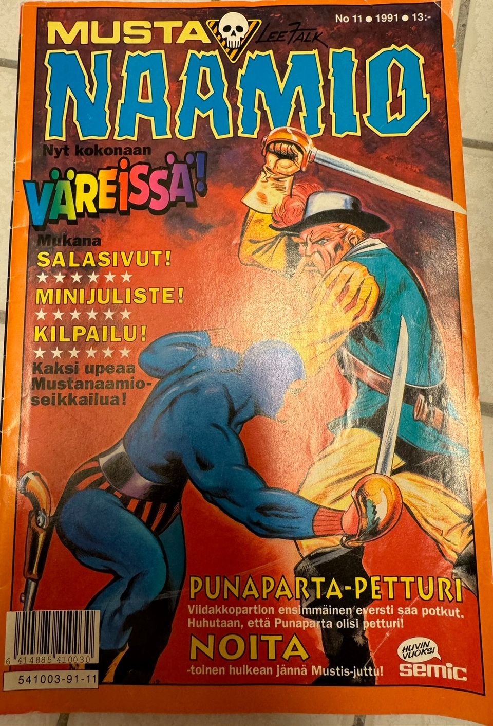 Mustanaamio lehti 11/91