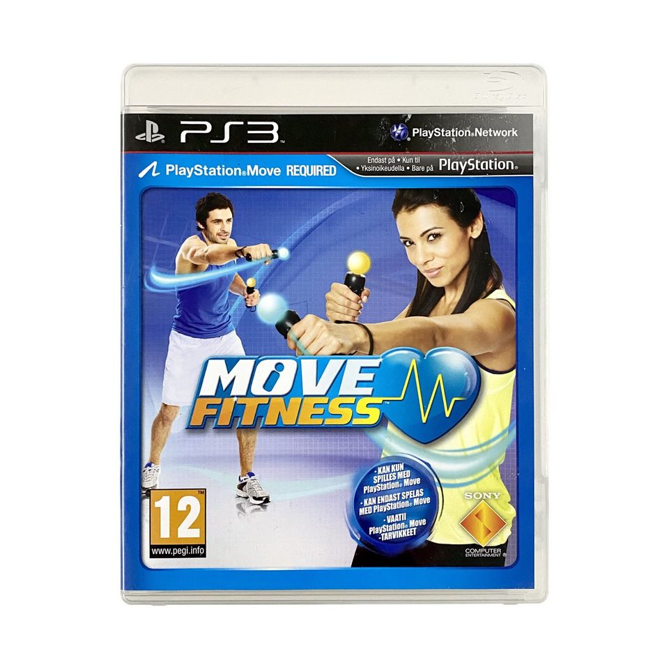 ⭐️🎮 Move Fitness - PS3 💥+löytyy paljon muita pelejä