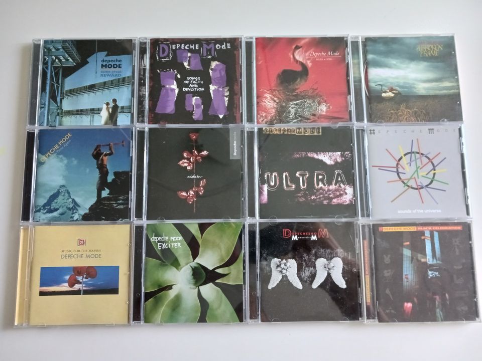 Depeche Mode CD levyt 6kpl