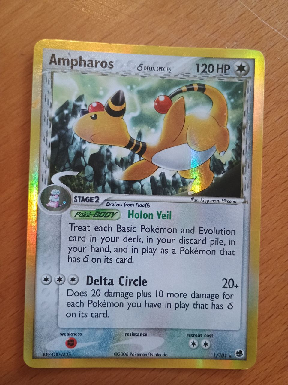 Ampharos 1/101 holo