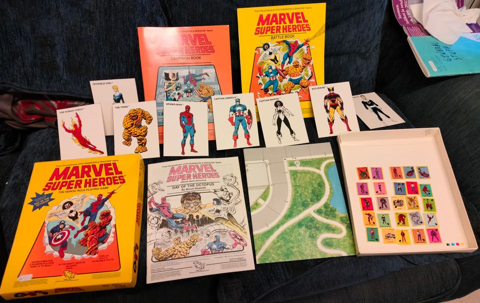 1984 Marvel Super Heroes RPG TSR