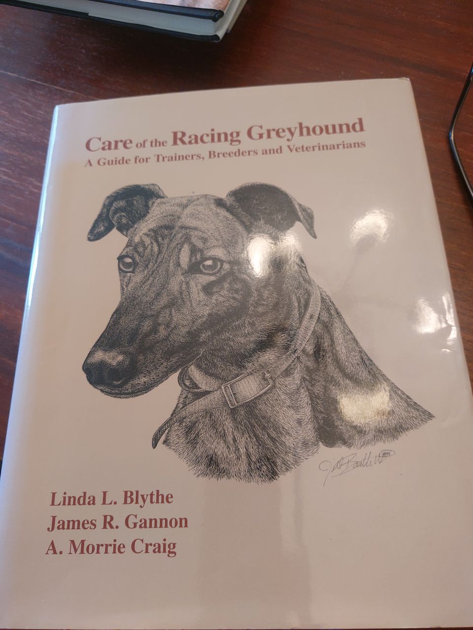 Care of the racing greyhound-kirja