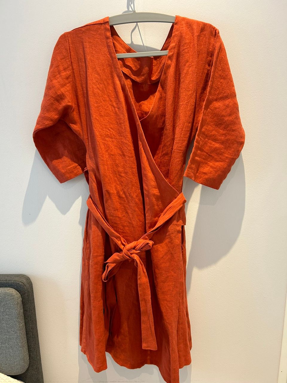 Nakoa - wrap dress - pellavaa