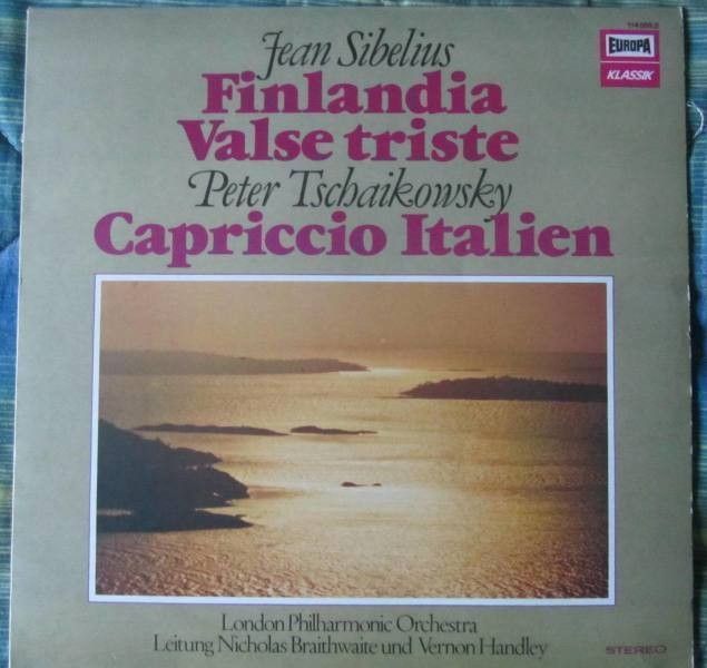 Sibelius, Finlandia, Valse triste, Capriccio Italien, LP