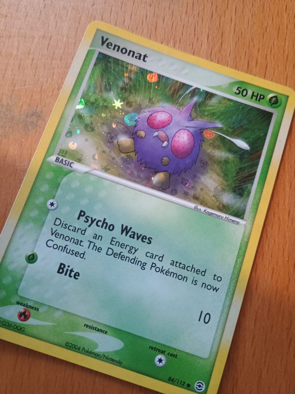 Venonat holo 84/112