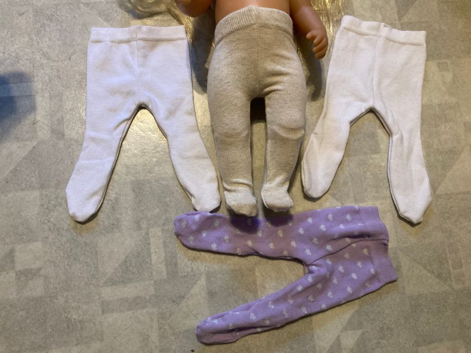 Uusia Babyborn nuken sukkahousuja(vapaat kuvissa)