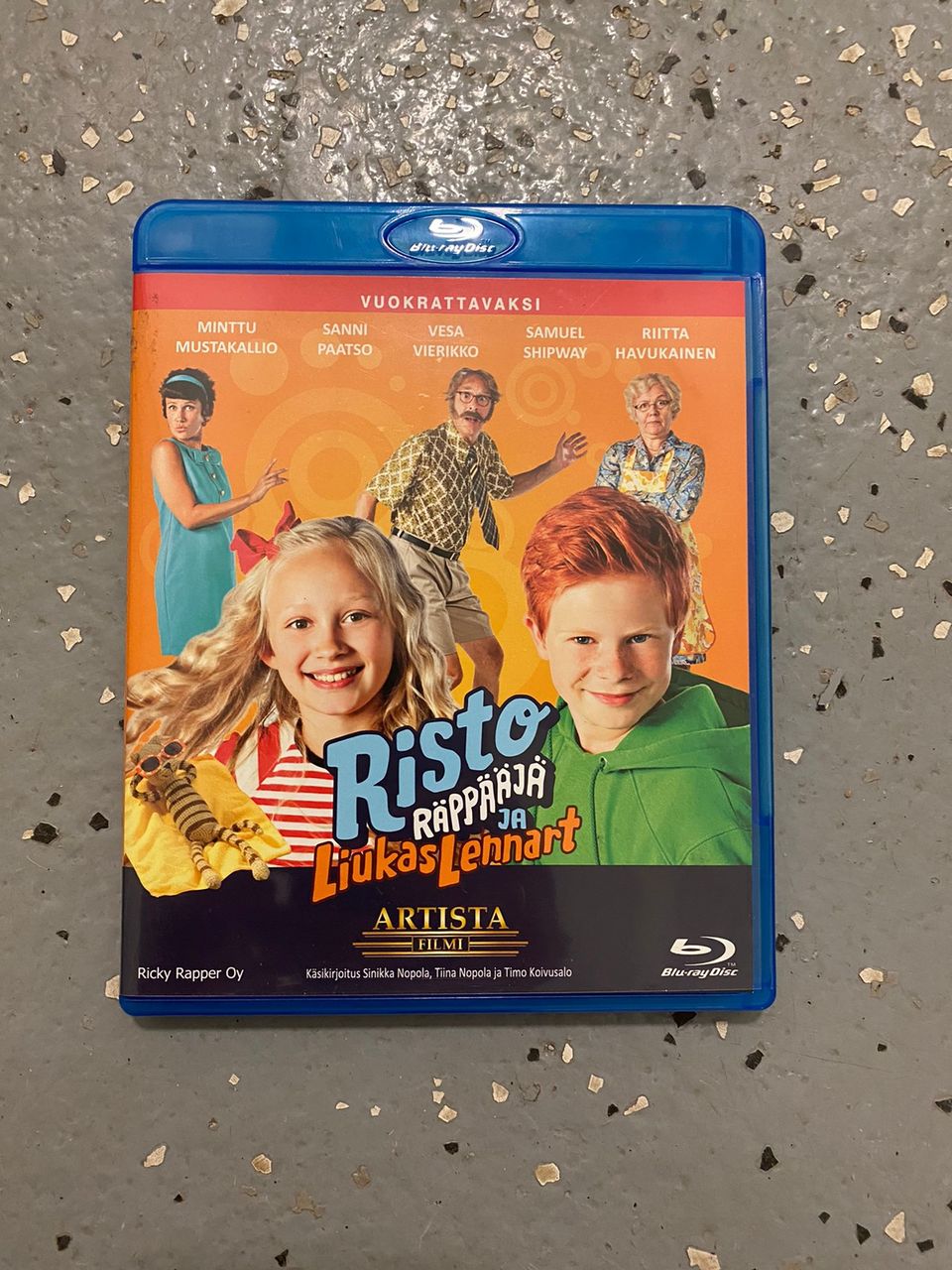 Risto Räppääjä ja liukas Lennart blu ray